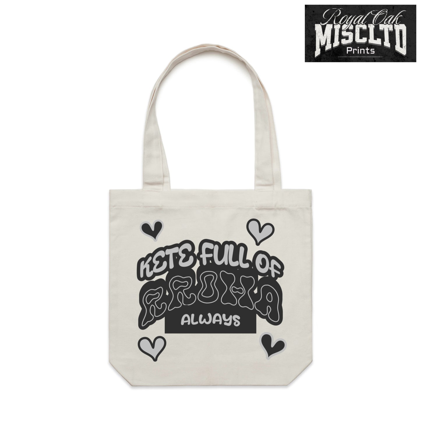 KETE FULL OF AROHA TOTE