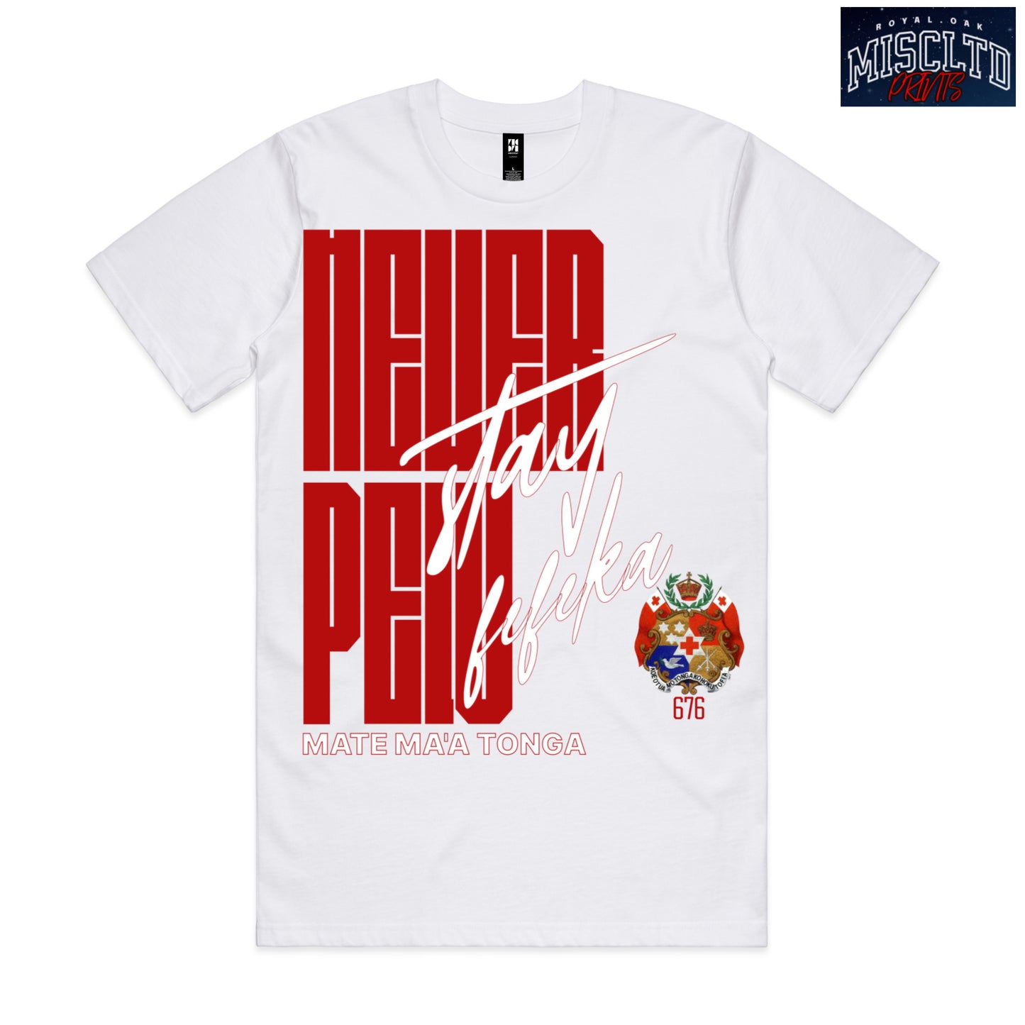 Never Pelu, Stay Fefeka Tee (Red) KIDS