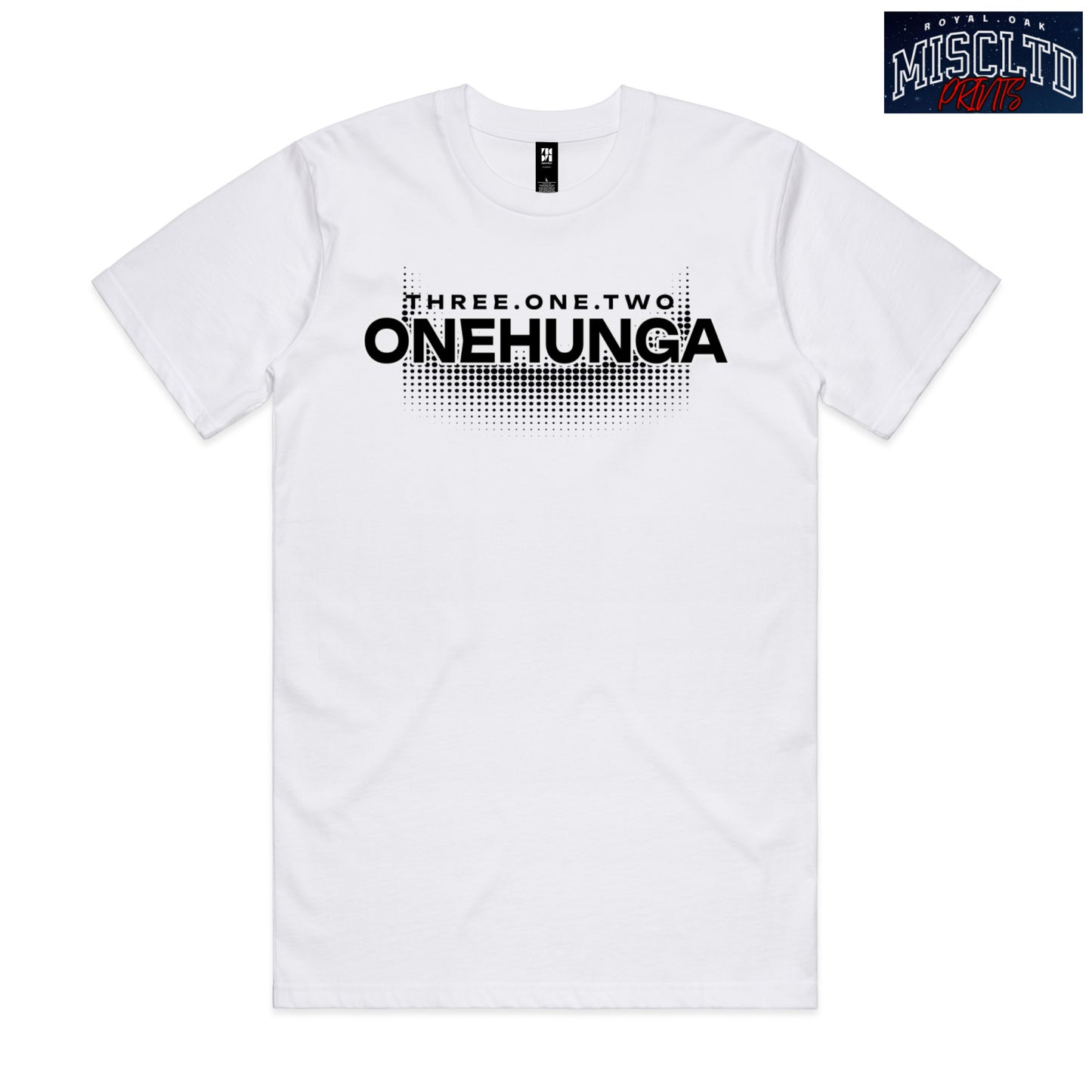 Onehunga Fade Grid Tee