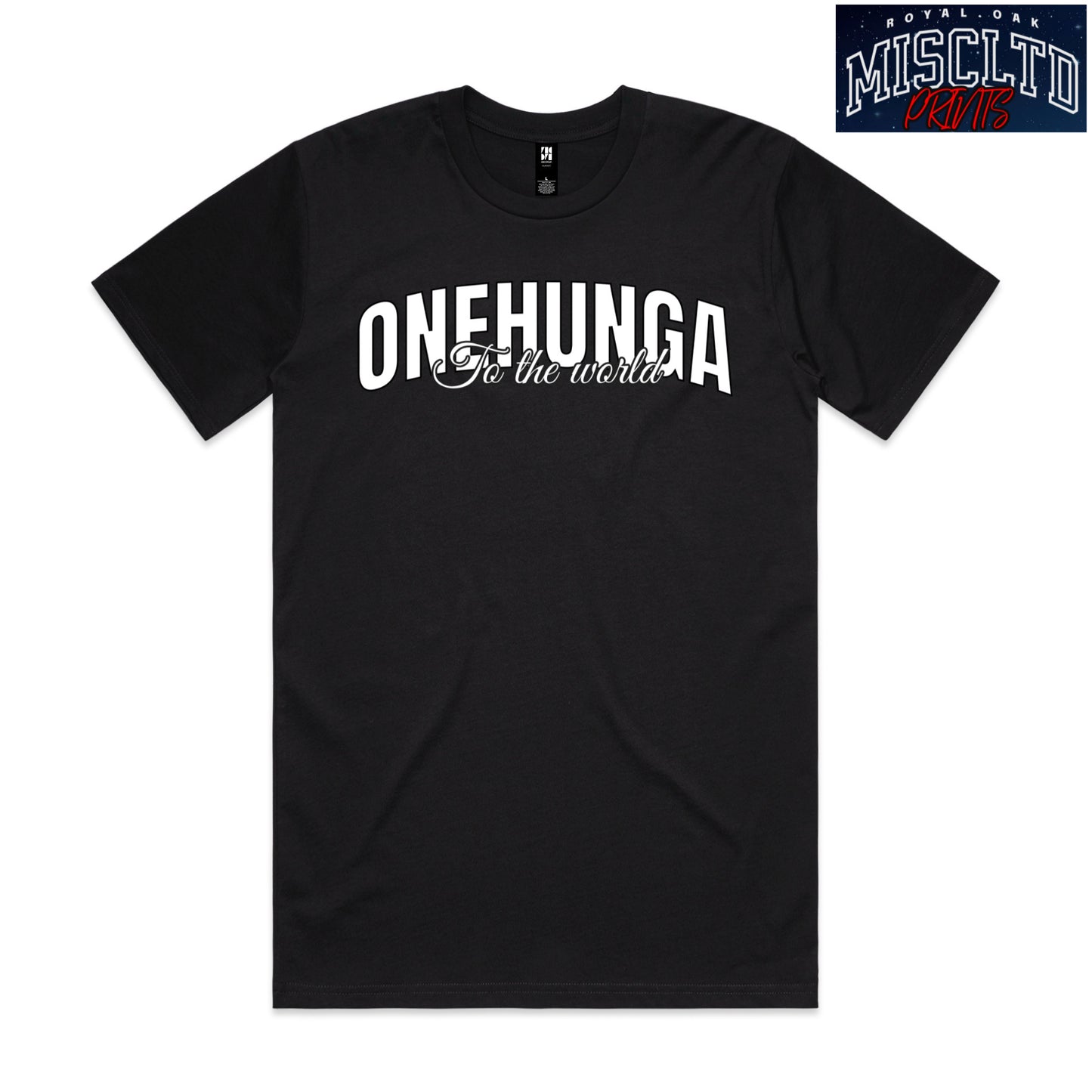 Onehunga To the world Tee