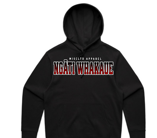MISCLTD x Ngāti Whakaue 400 GSM Hoodie — Black